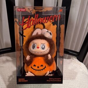 Pop Mart Halloween Sitting Pumpkin Plush Pendant